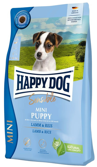 HappyDog Sensible Mini Puppy Lamb & Rice 4 kg