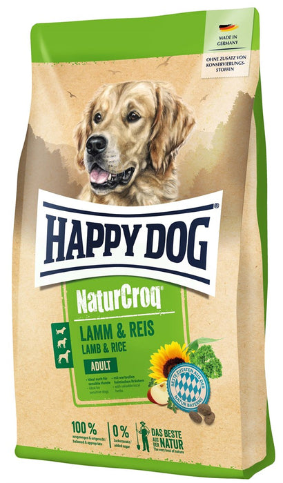 HappyDog NaturCroq Lamm & Ris