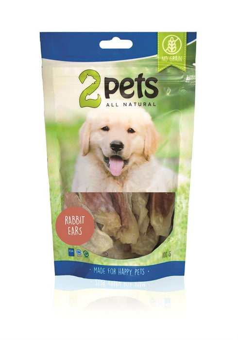 2pets Dogsnack Rabbit 100g