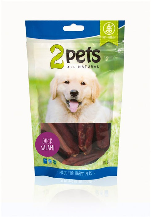 2pets Dogsalami Duck 100g 6x