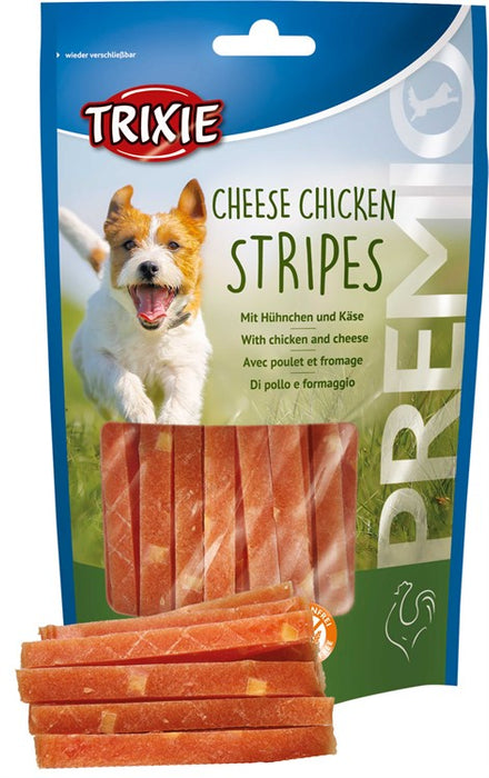 Trixie PREMIO Chicken Cheese Stripes 100g x6