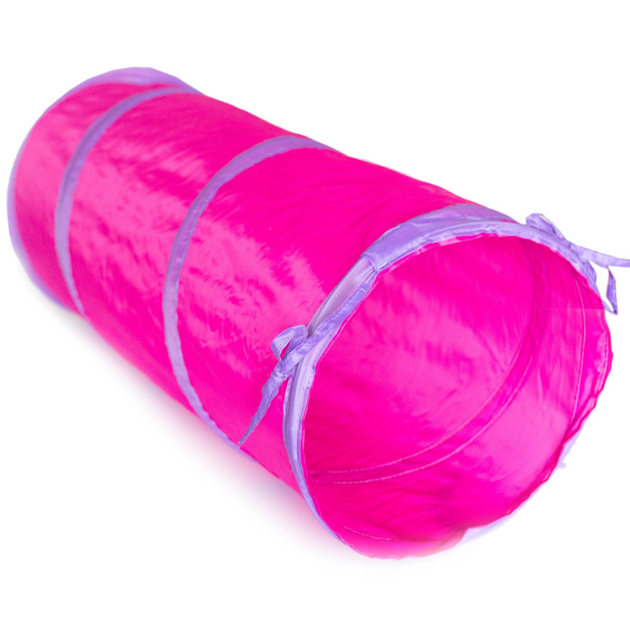 Dogman Kattleksak Tunnel 60cm Rosa