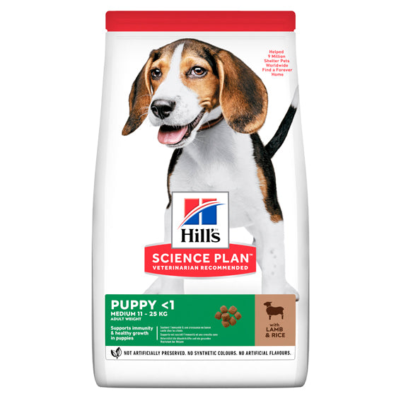 Hills Puppy Medium Lamb & Rice