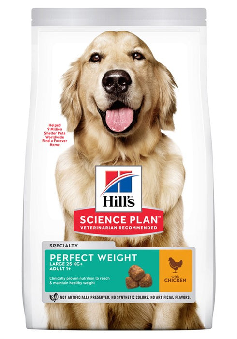 Hills Canine Adult Perfect Weight Large Breed Chicken 12kg