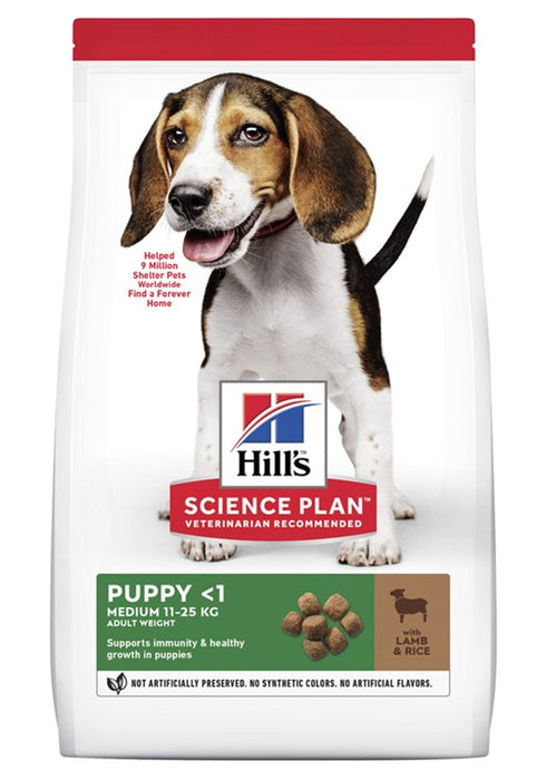 Hills Puppy Medium Lamb & Rice 18kg