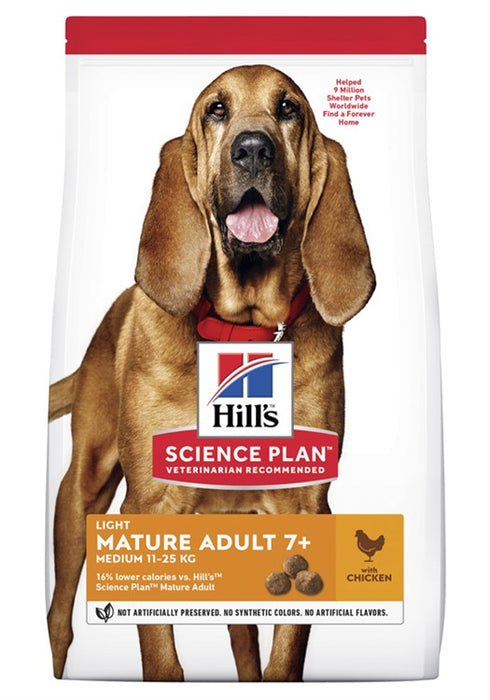 Hills Canine Mature Light Medium Chicken 14kg