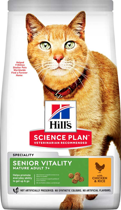 Hills Feline Senior Vitality Chicken Rice