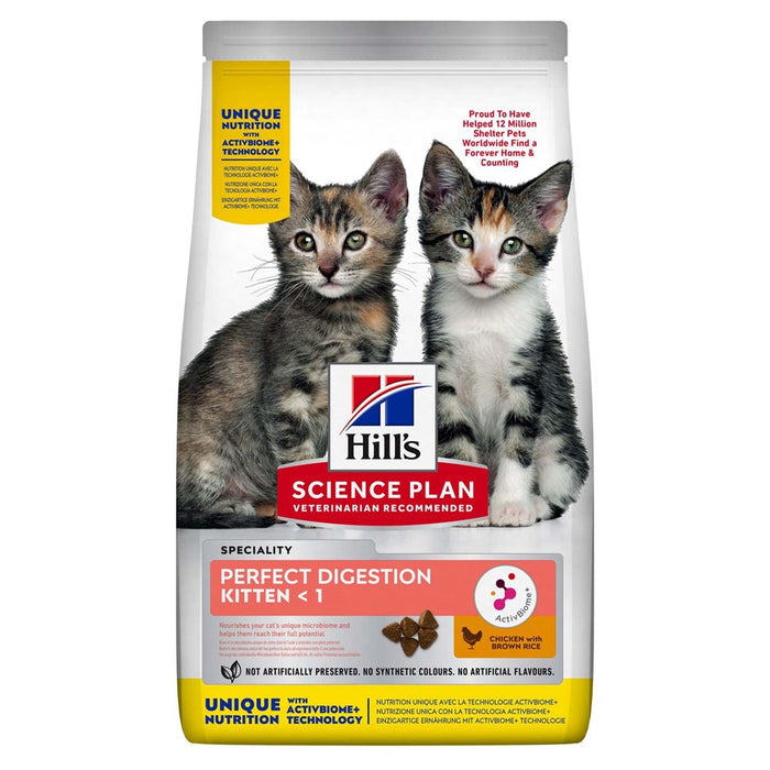 Hills Kitten Perfect Digestion Chicken & Rice 7kg