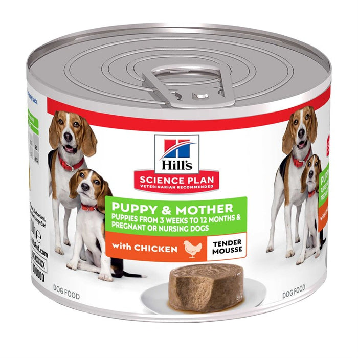 Hills Puppy & Mother Tender Mousse Chicken 200g