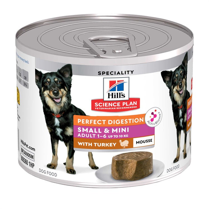 Hills Canine Adult Perfect Digestion Mousse Small & Mini Turkey 200g