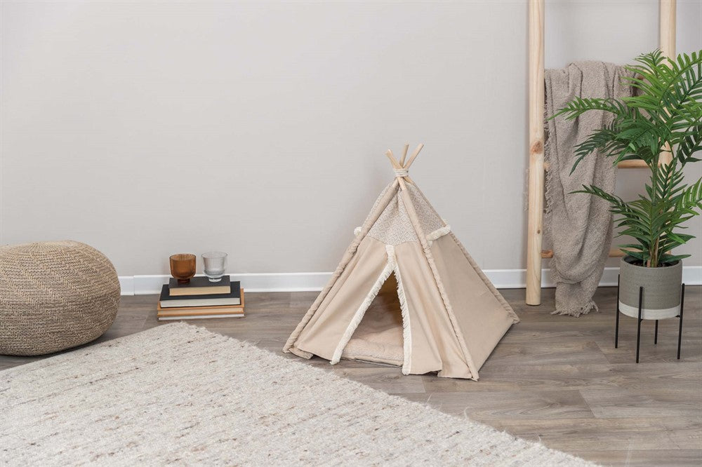 Trixie Boho Tipi Tält Beige