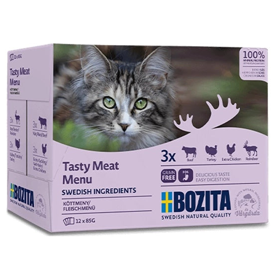 Bozita Tasty Meat Menu Sauce 12x85g