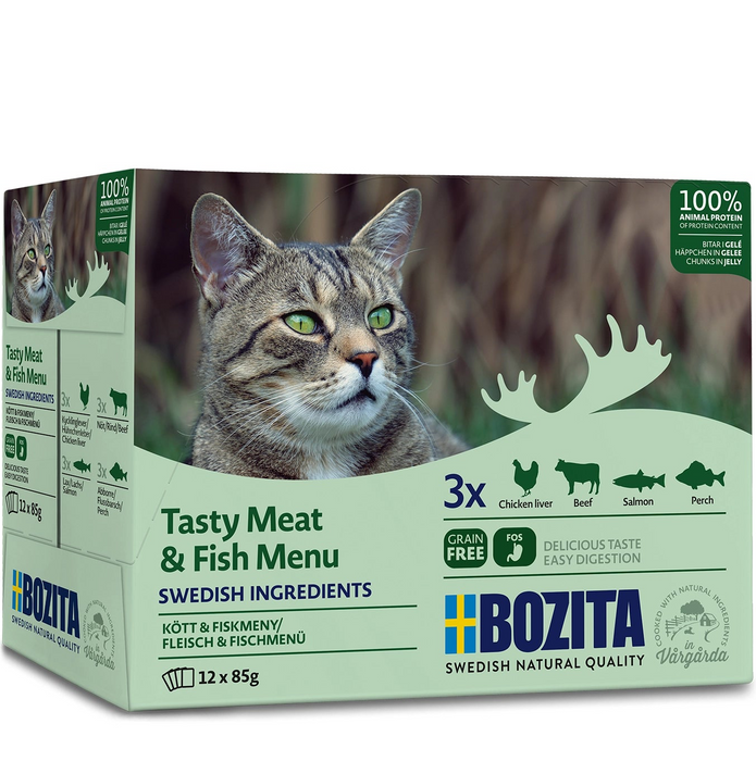 Bozita Meat & Fish Menu Jelly 12x85g