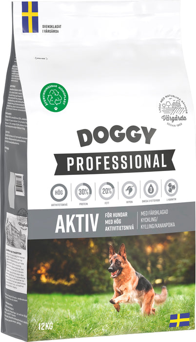 Doggy Professional Aktiv Kyckling Hundfoder