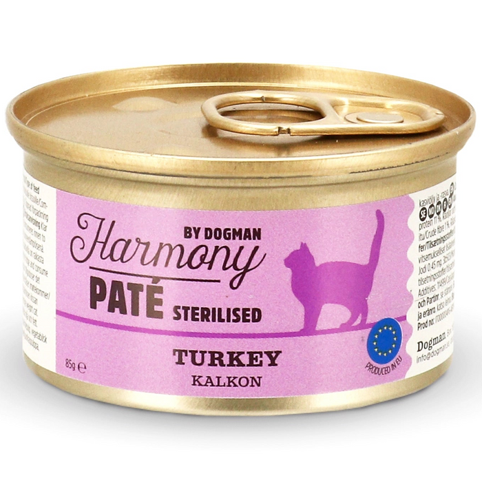 Harmony Cat Paté Sterilised Kalkon 85g x24