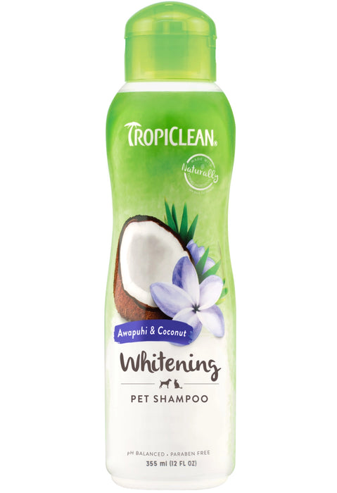 TropiClean Shampoo Whitening Awapuhi Coconut 355ml