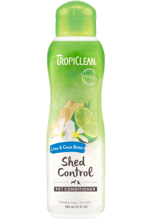 TropiClean Conditioner Shed Control Lime Cocoa Butter 355ml