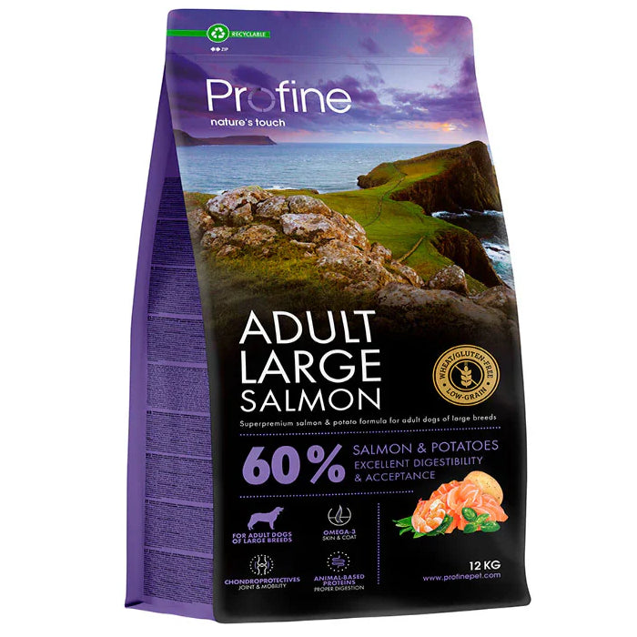 Profine Dog Dry Adult Large Salmon 12 kg