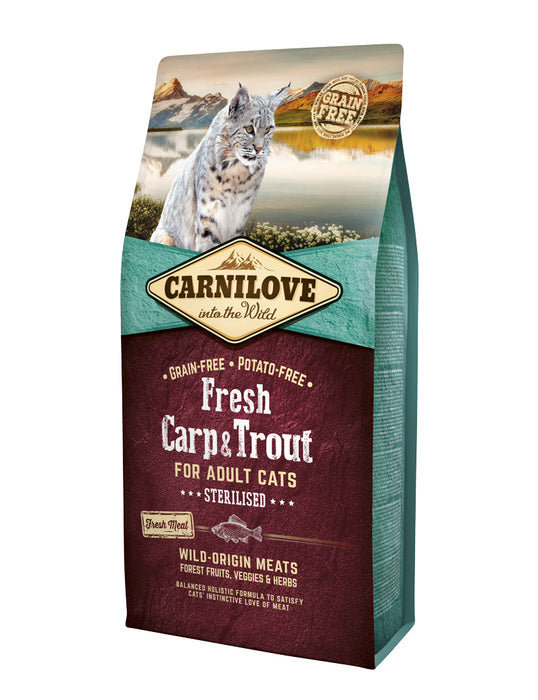 Carnilove Fresh Carp & Trout Steril Adult Cat