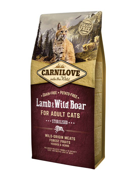 Carnilove Lamb Wild Boar Adult Sterilised