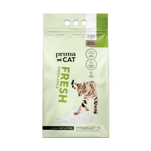 PrimaCat Fresh Apple Kattsand Vit