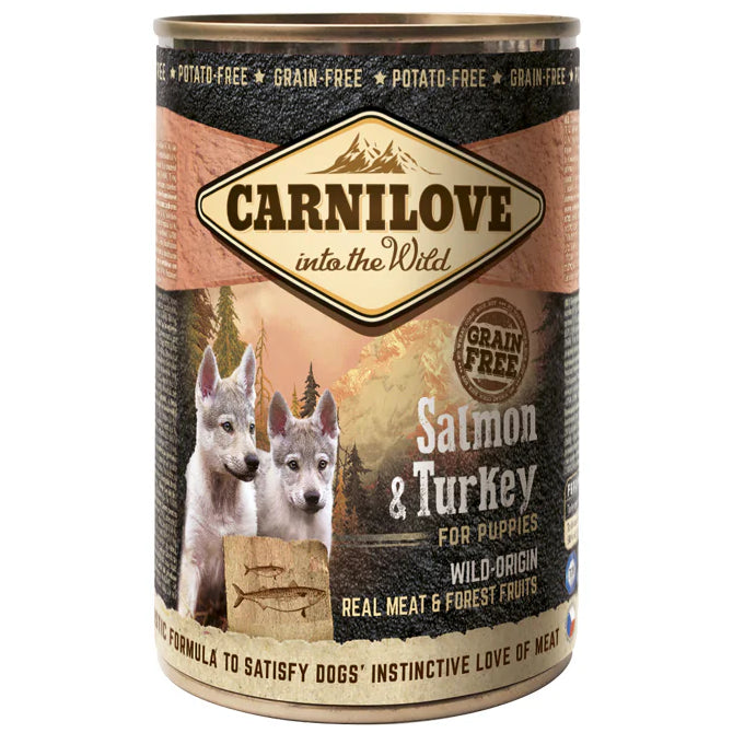 Carnilove Wild Meat Salmon & Turkey Puppy 400g x6