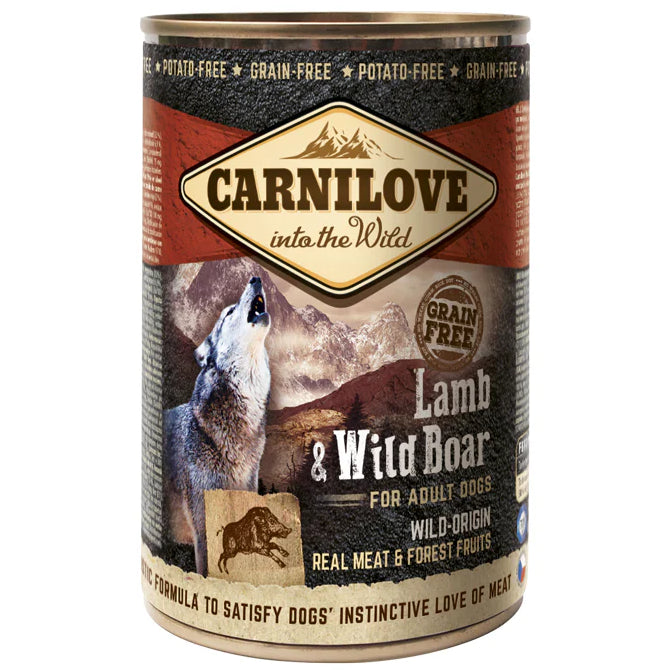 Carnilove Wild Meat Lamb & Wildboar 400g x6