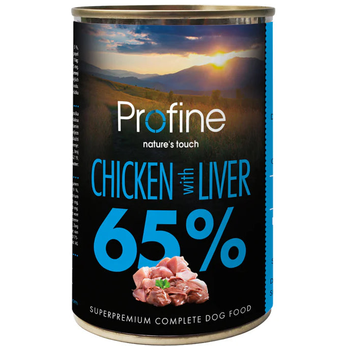 Profine 65% Chicken & Chicken Liver 400g x6