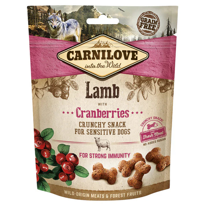 Carnilove Dog Crunchy Snack Lamb Cranberry 200g x6