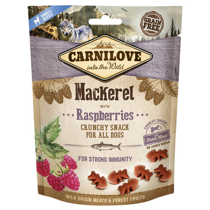 Carnilove Dog Crunchy Snack Mackerel Raspberry 200g x6