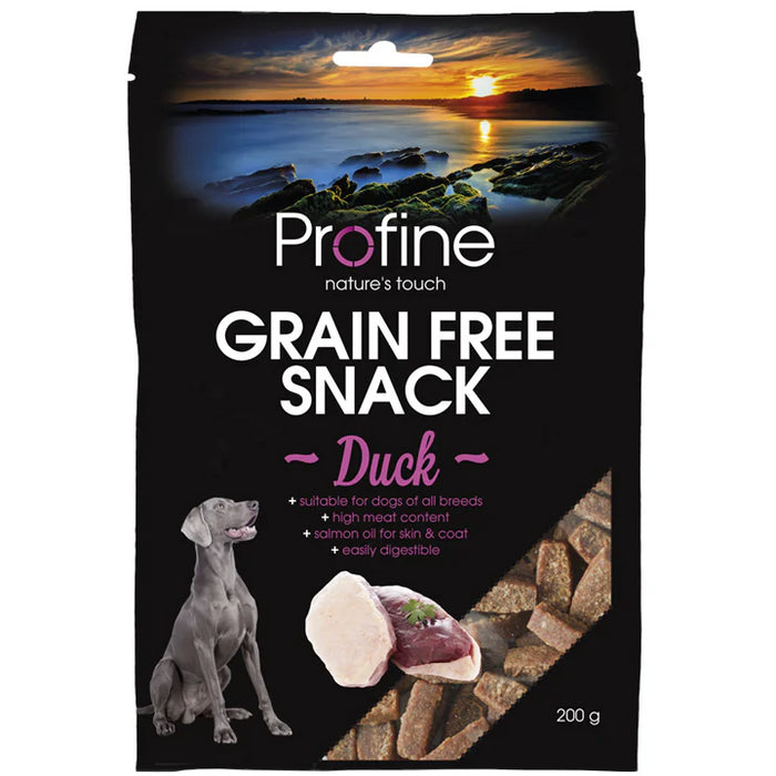 Profine Dog Grain Free Semi Moist Snack Duck 200g x6