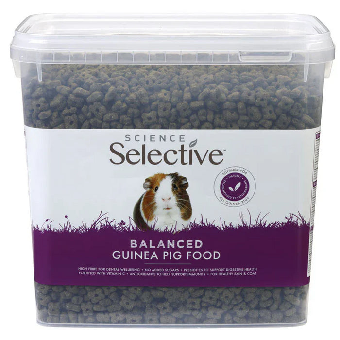 Selective Guinea Pig 3kg Bucket