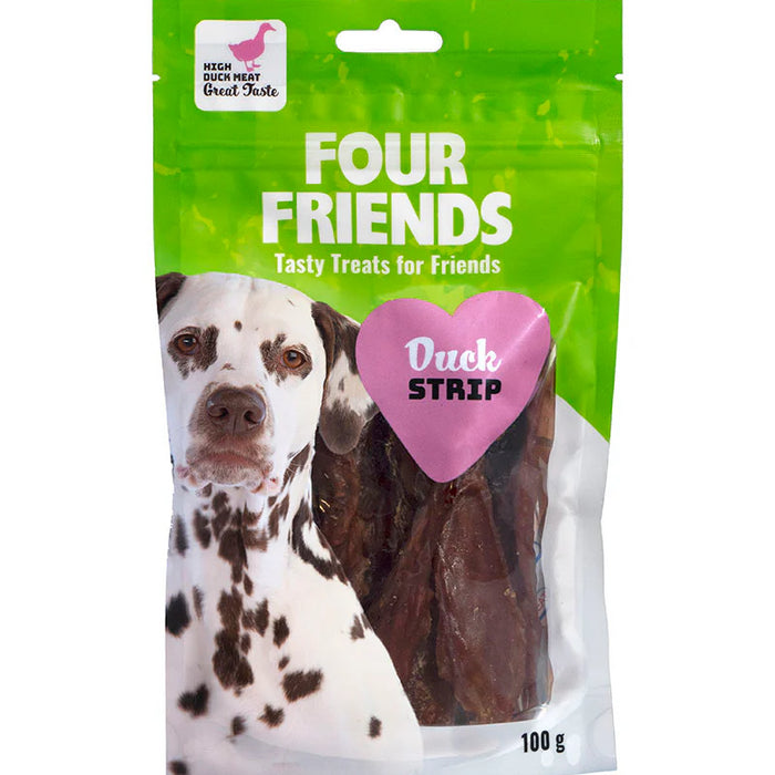 FourFriends Dog Duck Strip x12