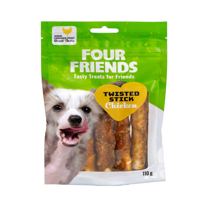 FourFriends Chicken Twist 12,5cm 4st x6