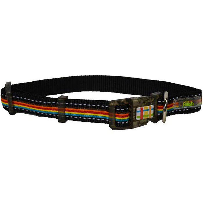 Go Fresh Pet Halsband Multi-stripe L