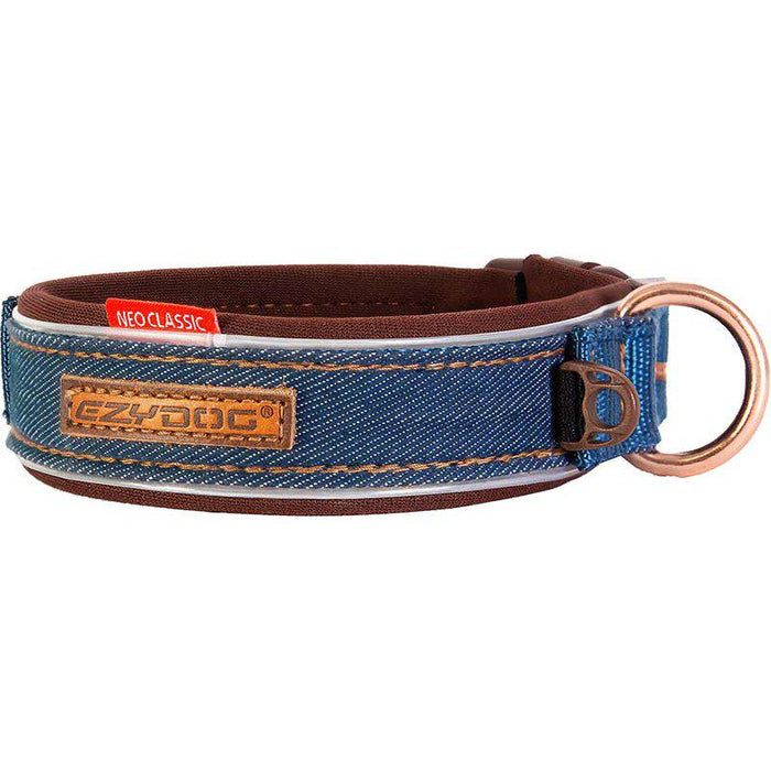 Ezydog Halsband Dubbel Up Denim