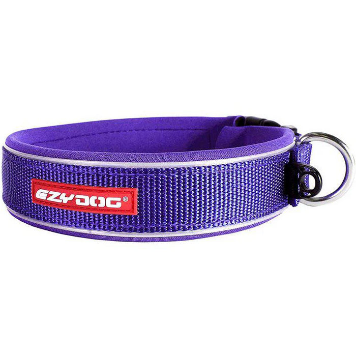 Ezydog Halsband Neopren Reflex Lila