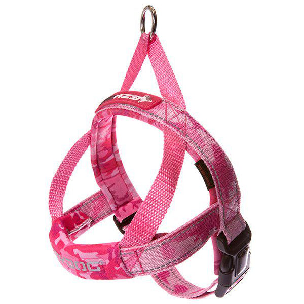 Ezydog Sele Quickfit Neopren Rosa Camo Justerbar