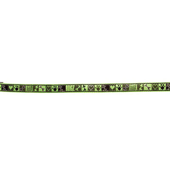 Rogz Fancy Dress Statskoppel XXL Lime 40mm 50cm