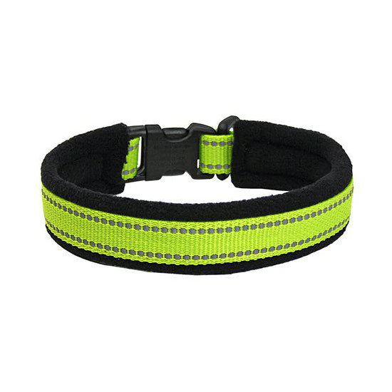 Alac Valphalsband Reflex Grön Fleece