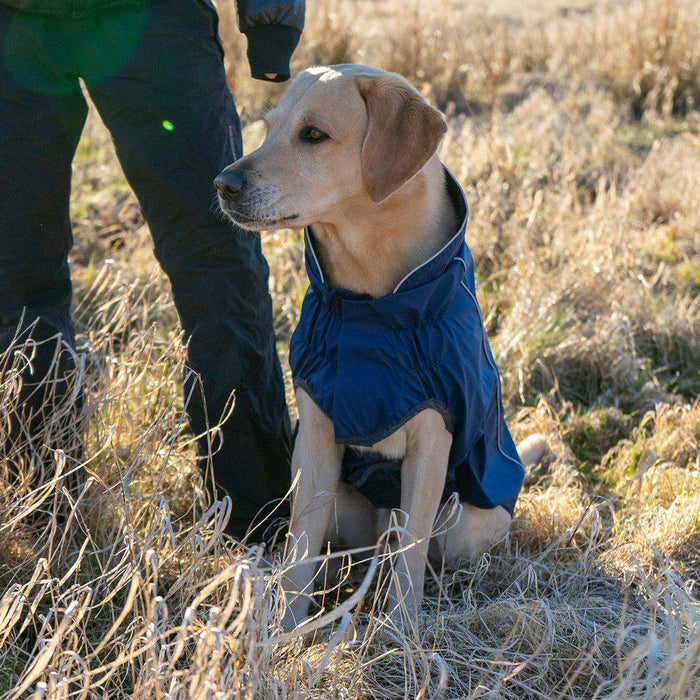 Go Fresh Pet Vändbar Regnjacka Navy