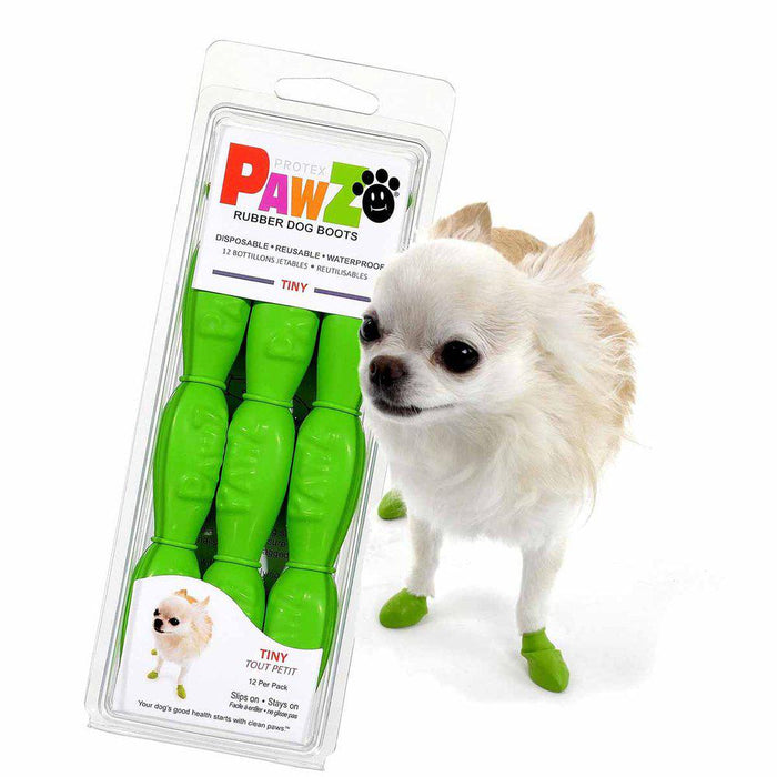 Pawz Dog Boots Color Tiny Apple Green