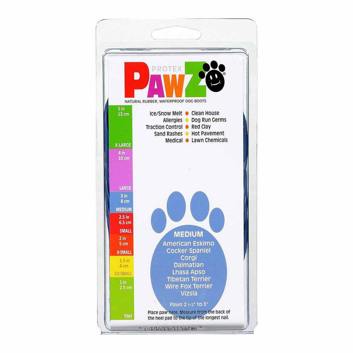 Pawz Dog Boots Color M Blue