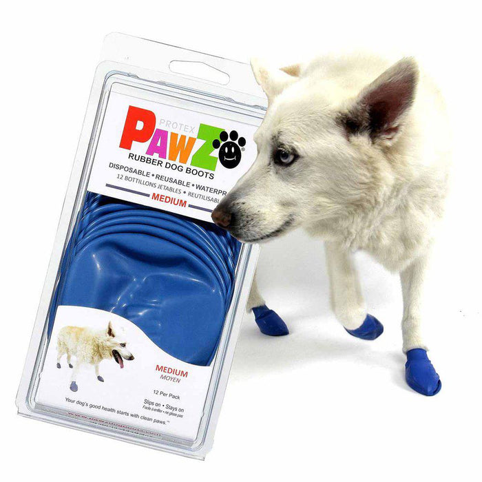 Pawz Dog Boots Color M Blue