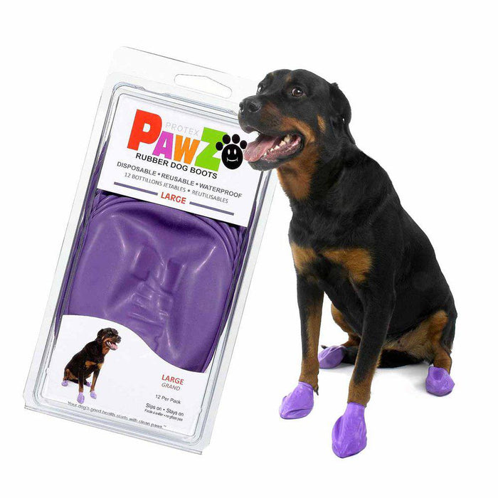 Pawz Dog Boots Color L Purple