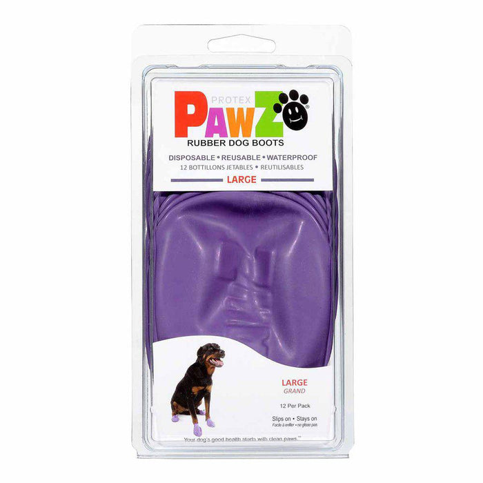 Pawz Dog Boots Color L Purple