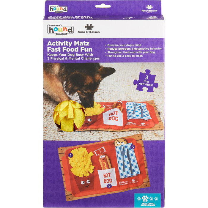 Outward Hound Activity Matz Fast Food