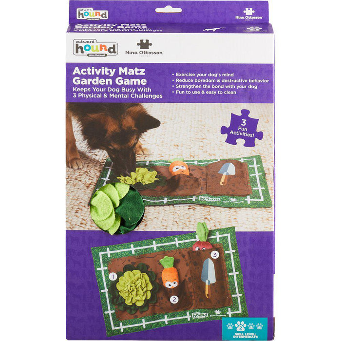 Outward Hound Activity Matz Garden Game