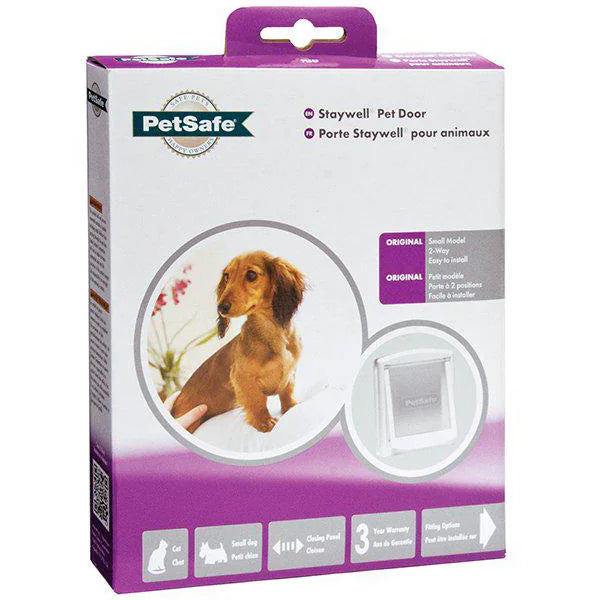 Petsafe Katt & Småhundsdörr 715 Vit Transparent Lucka