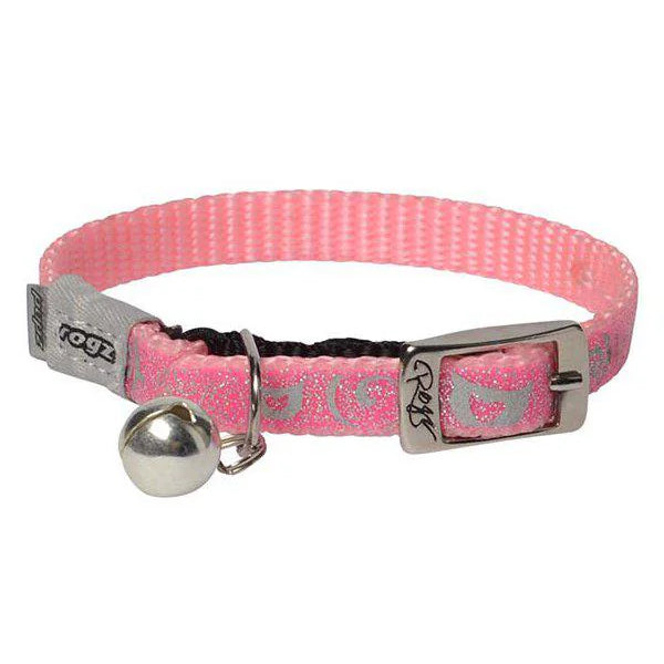 Rogz Sparklecat Halsband Xs Rosa 8mm 16,5-23cm